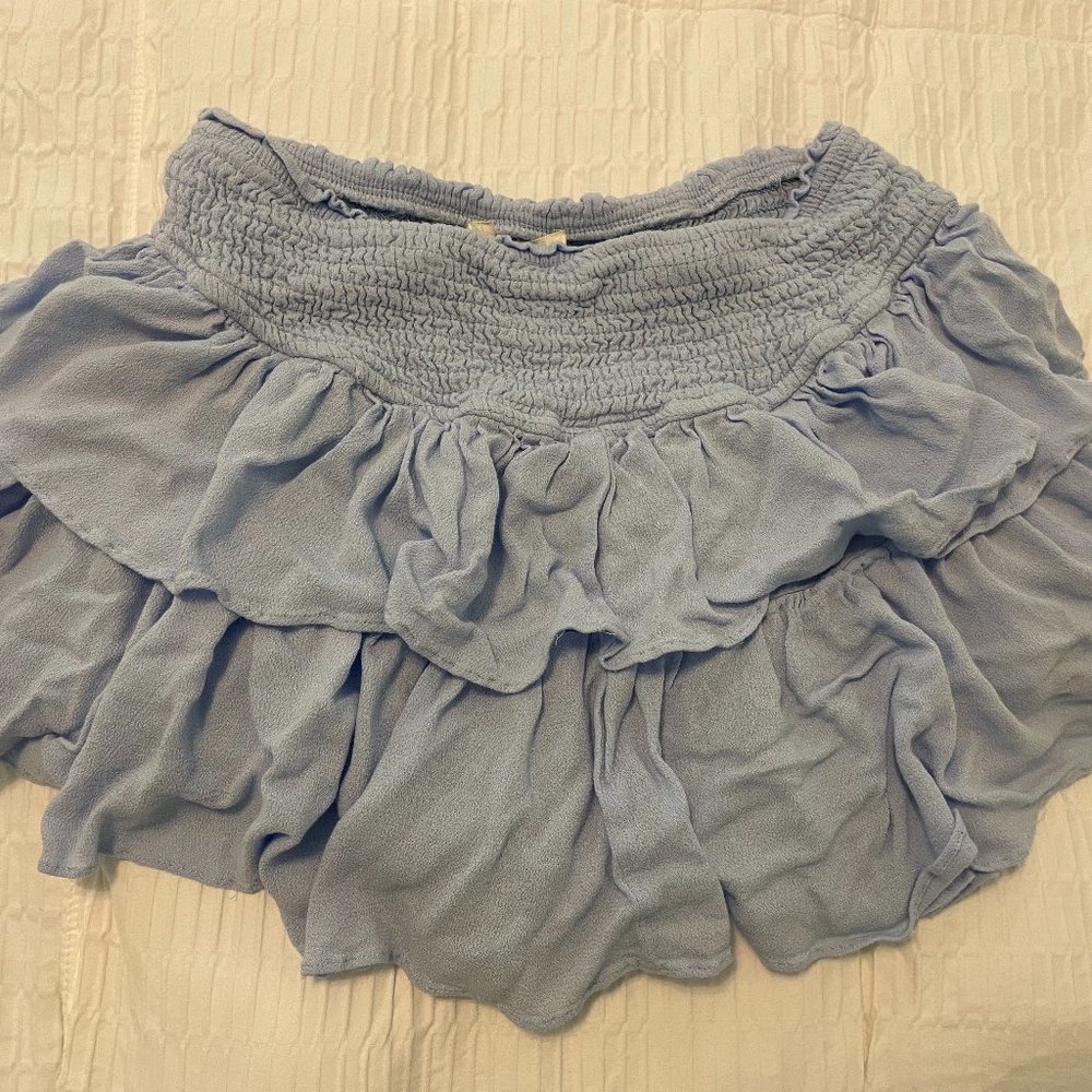 Powder Blue Rock N Rags Sunshine Daydream Skirt